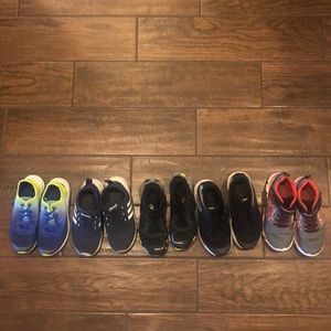 5 pairs of size 2 sneakers